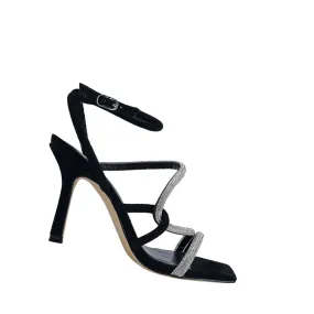 Marc Fisher Heels & Pumps Vancouver Debbie Sandalo con Tacco e Cinturino Donna Nero