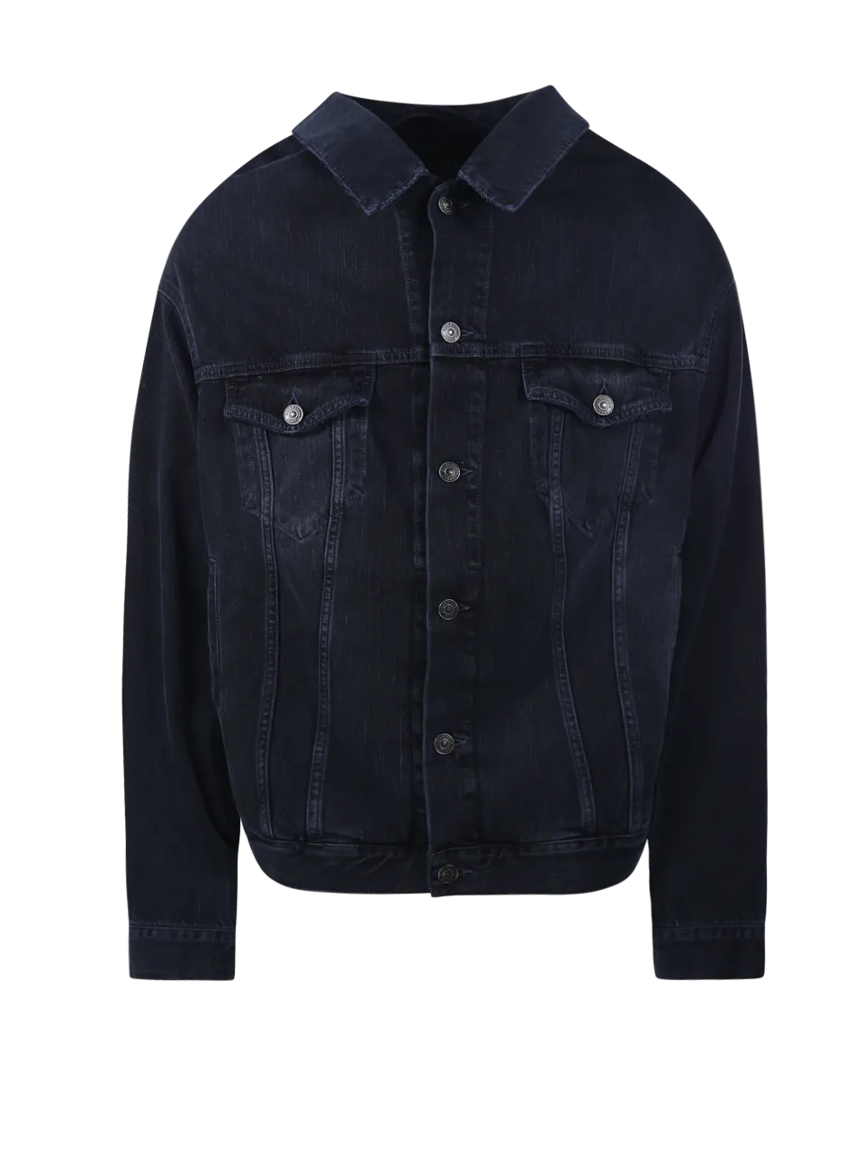 MEN BALENCIAGA BLACK COTTON OFF SHOULDER JACKET