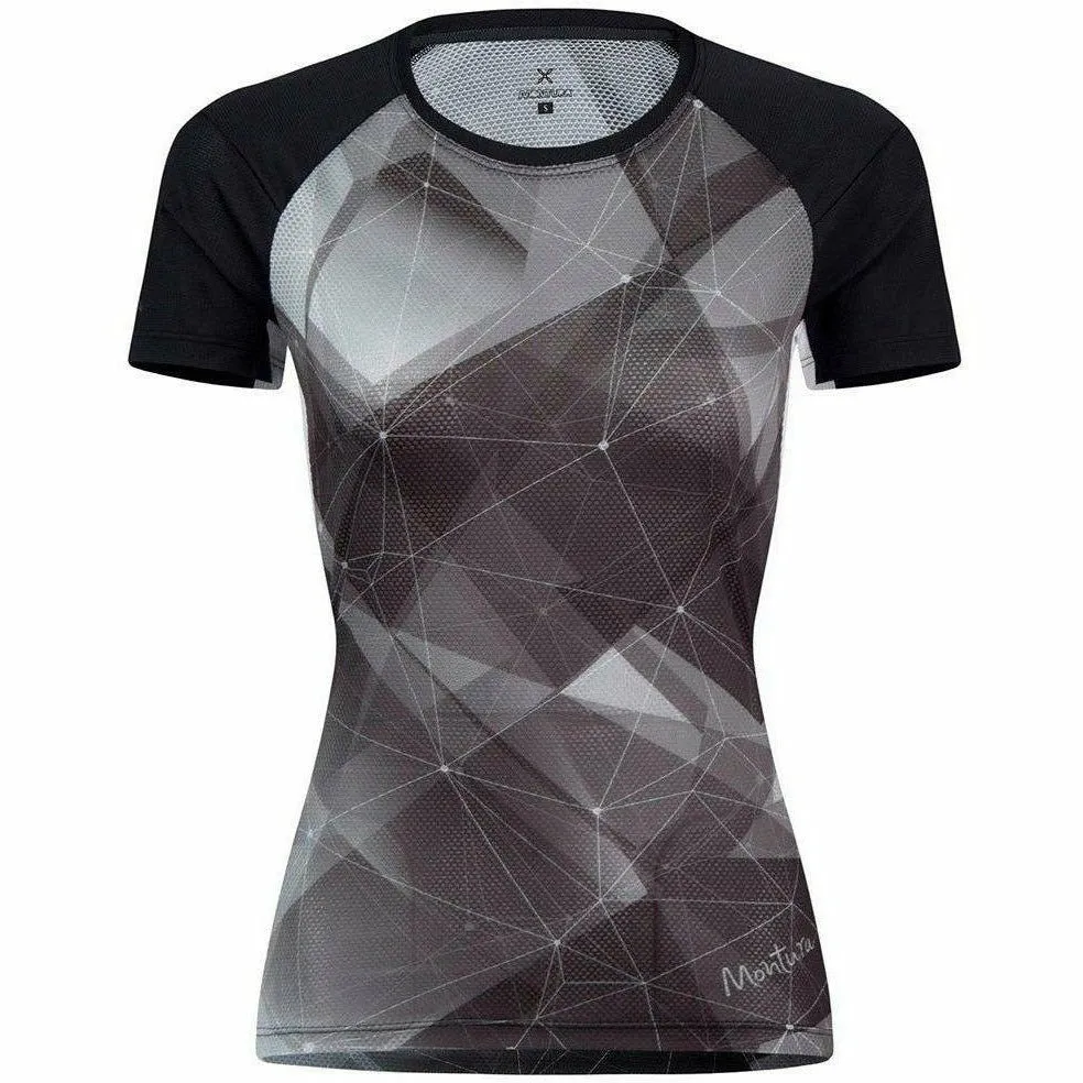 Montura Ghost T-Shirt Black / White- Maglia Running Donna