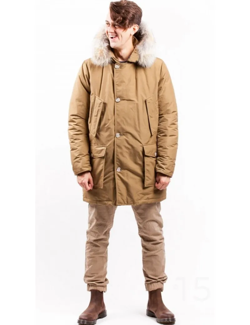 MORRISON piumino uomo piuma d'oca invernale beige