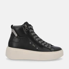 NERO GIARDINI SNEAKERS ALTA