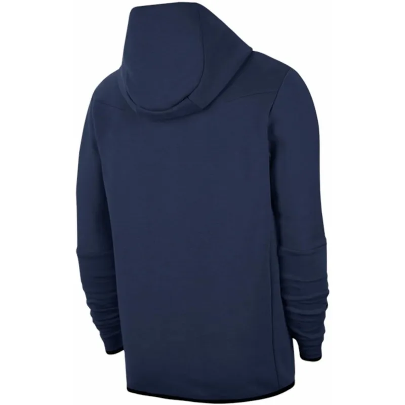 NIKE FELPA UOMO TECH FLEECE CON CAPPUCCIO COLORE BLU