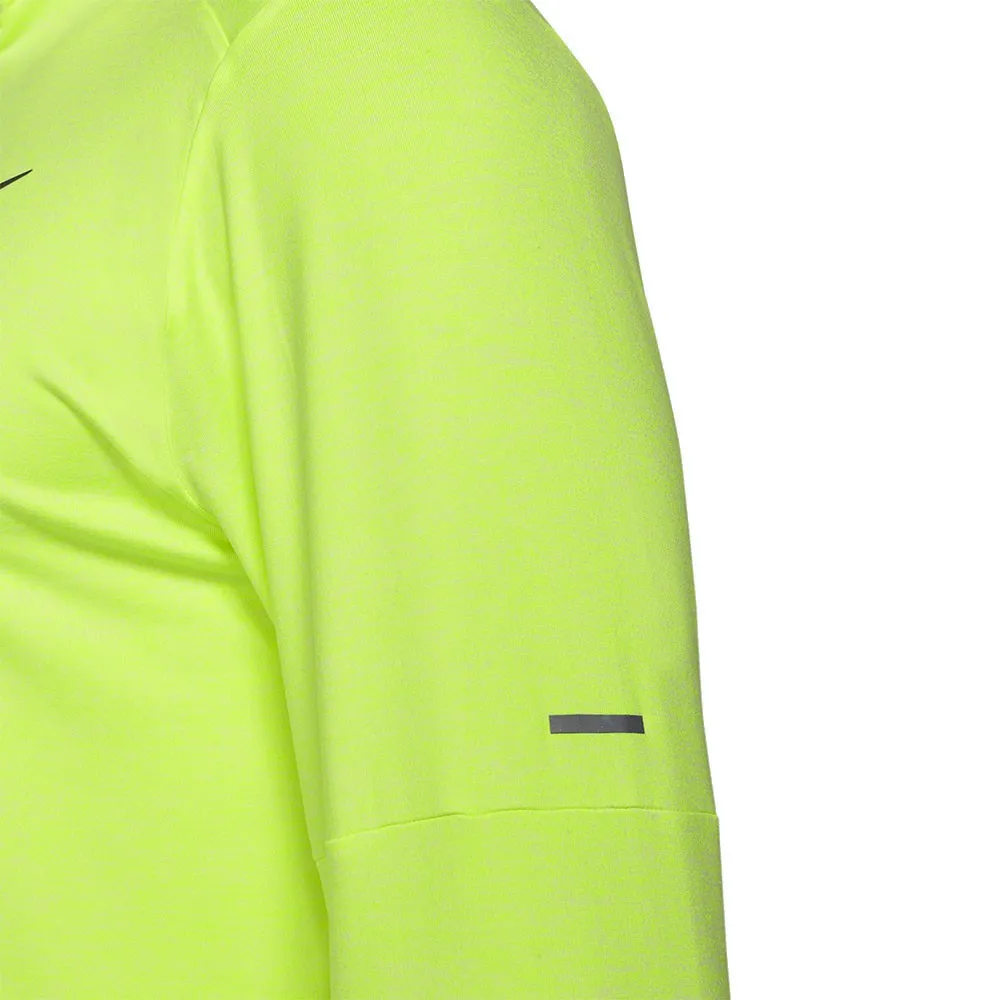 Nike Maglia Running Hzip Element Volt Lime Uomo