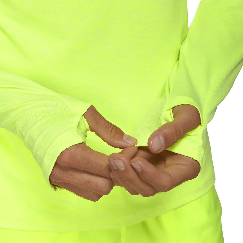 Nike Maglia Running Hzip Element Volt Lime Uomo