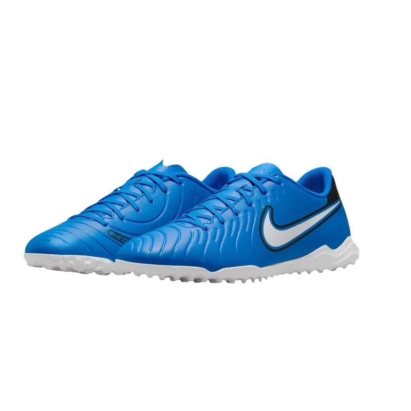 Nike scarpa da calcetto da adulto Tiempo Legend 10 Club DV4345-400 azzurro-bianco