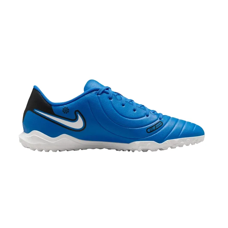 Nike scarpa da calcetto da adulto Tiempo Legend 10 Club DV4345-400 azzurro-bianco