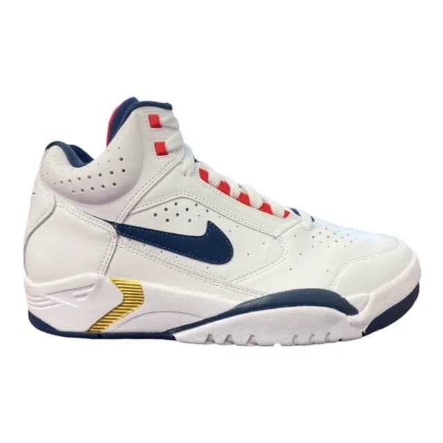 Nike scarpa da pallacanestro da uomo Air Flight Lite Mid DJ2518 102 bianco-rosso-blu