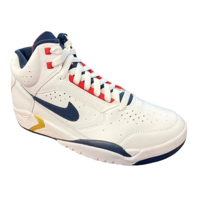 Nike scarpa da pallacanestro da uomo Air Flight Lite Mid DJ2518 102 bianco-rosso-blu