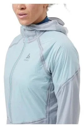 Odlo Dual Dry Waterproof Jacket Women's Grey Blue