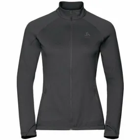 Odlo PROITA MIDLAYER FULL ZIP Black - Maglia Donna