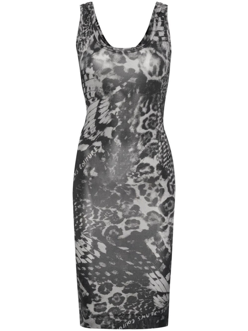 `Organzino` Animalier Print Mini Dress