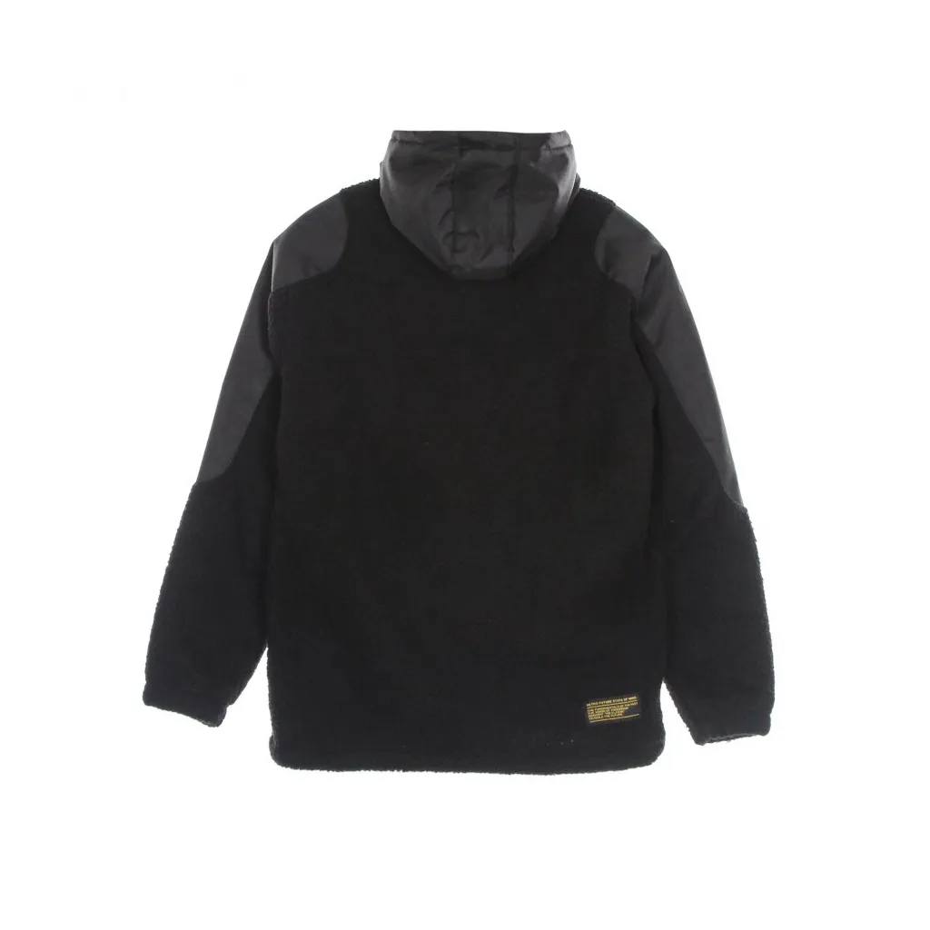 orsetto infilabile uomo retrofuture sherpa hooded jacket BLACK