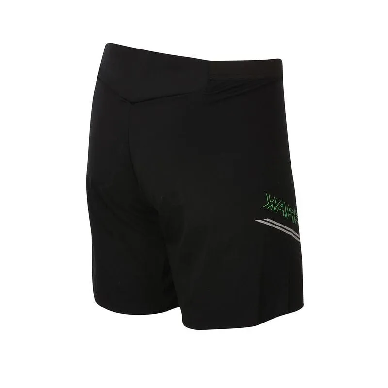 Pantaloncini da corsa da uomo Karpos Lavaredo (nero/verde fluo)