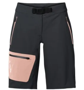 Pantaloncini da trekking da donna Vaude Badile Shorts (nero/rosa)