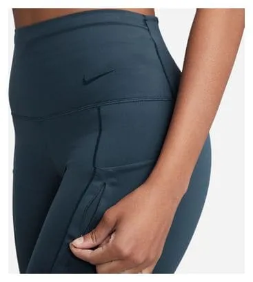 Pantaloncini Nike Go High Rise 8in Blue Donna