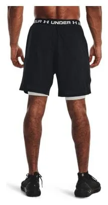 Pantaloncini Under Armour Vanish Woven Uomo Nero 2 in 1