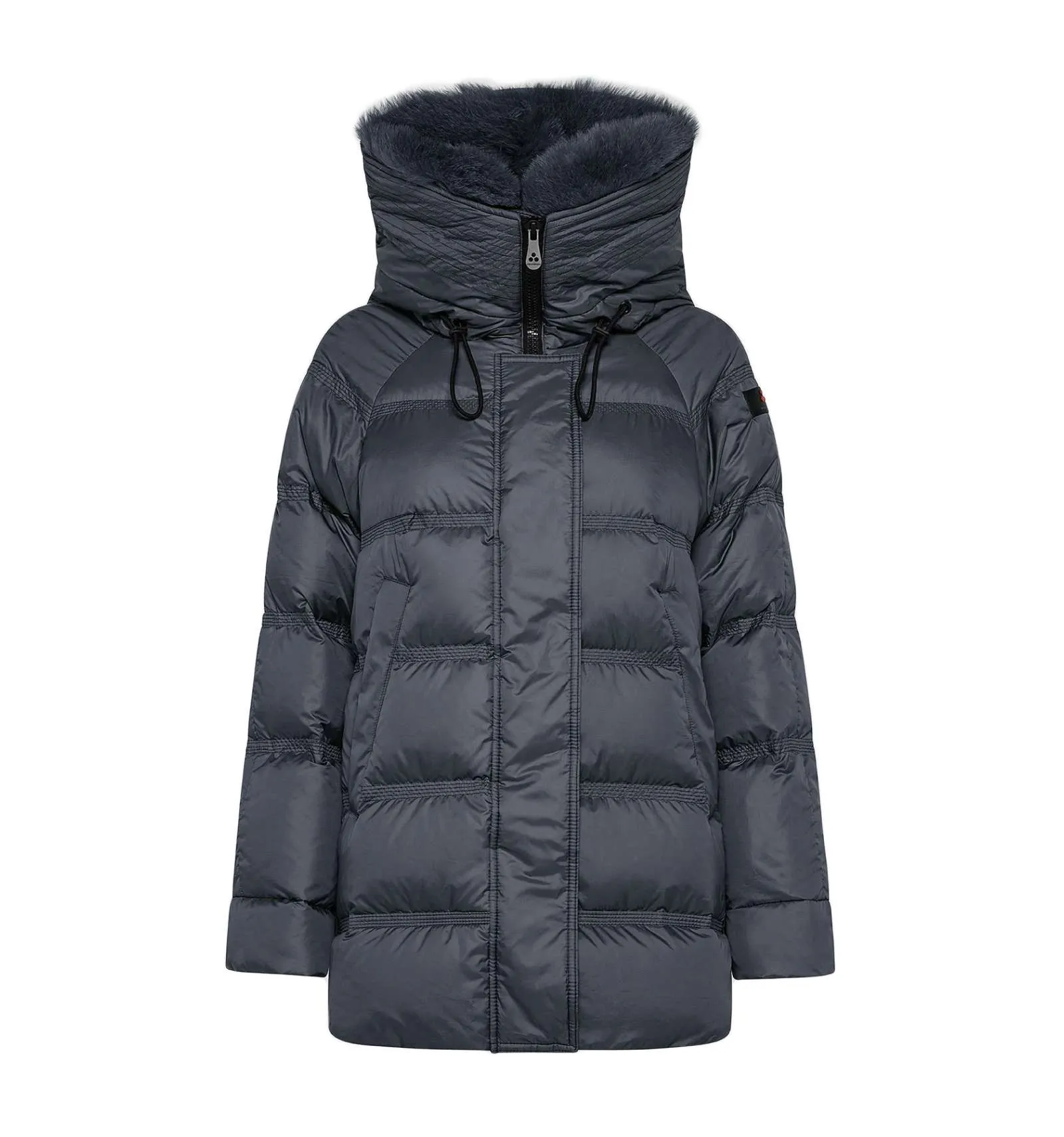 PEUTEREY donna TAKAN MQS 03 FUR 799 piumino parka pelliccia grigio