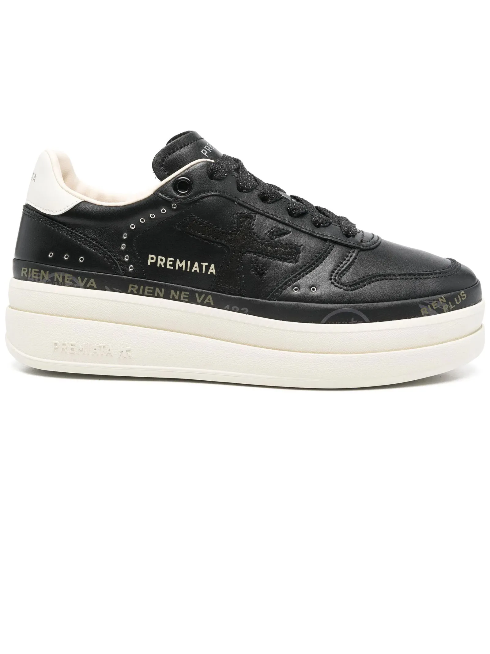 PREMIATA Calzature,Sneakers Sneakers Micol in pelle di vitello nero 