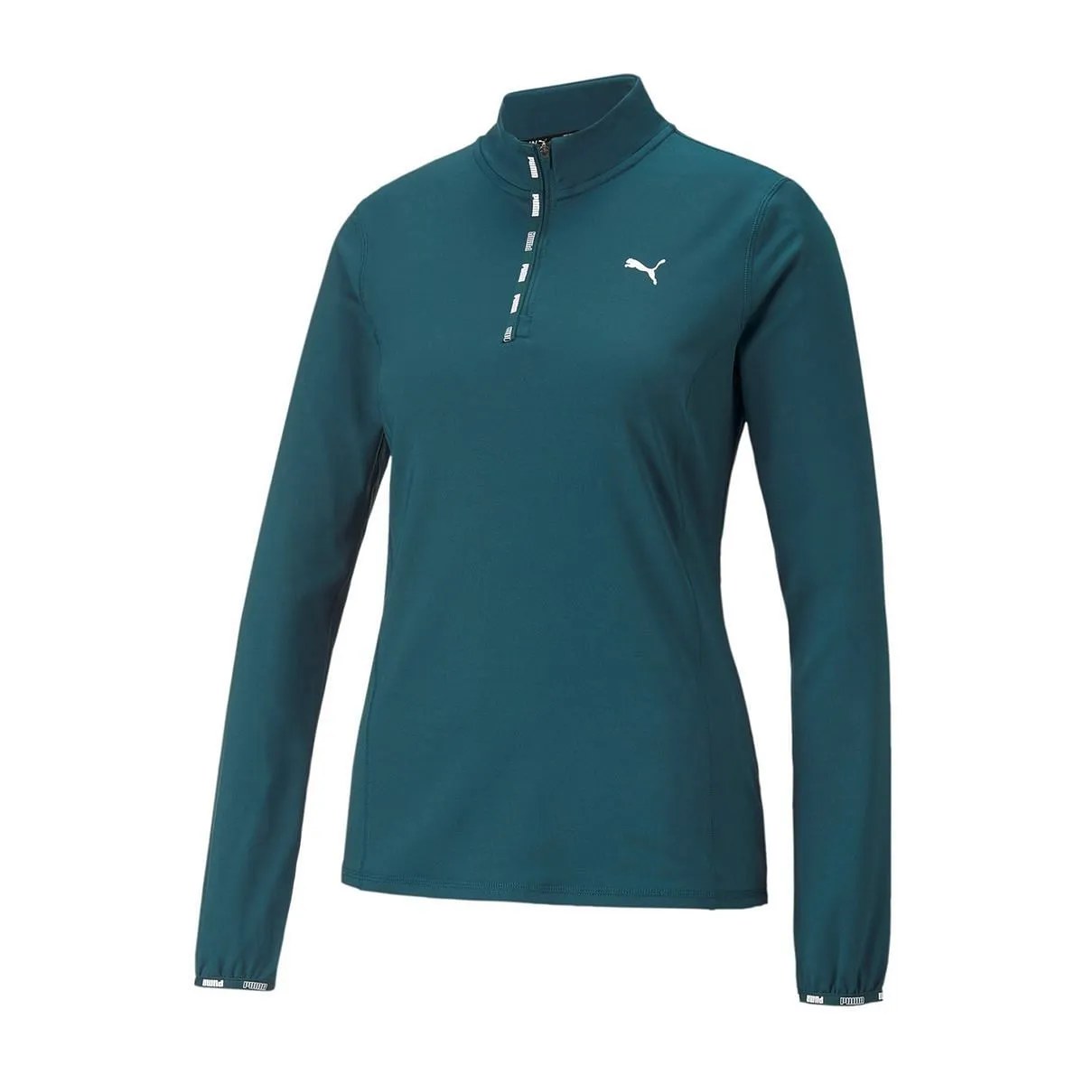      PUMA MAGLIA MANICA LUNGA MEZZA ZIP DONNA  