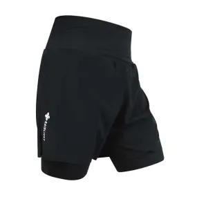 RAIDLIGHT R-LIGHT 2 in 1 SHORT Black Pantaloncini Running uomo