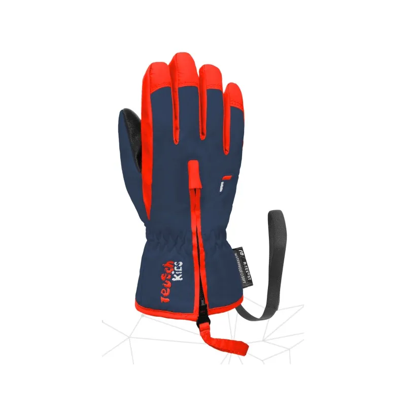 Reusch Ben Dress Blue/Cherry Tomato Junior