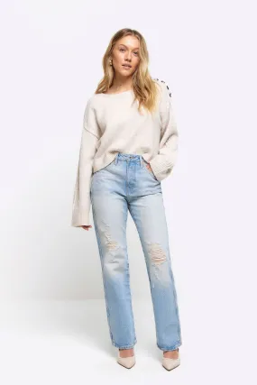 River Island Petite - Scarpe slim dritte Jeans elasticizzati