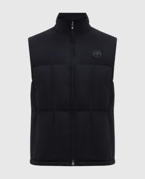 Stefano Ricci Gilet in piumino nero con logo M6J4400050PAEA2R