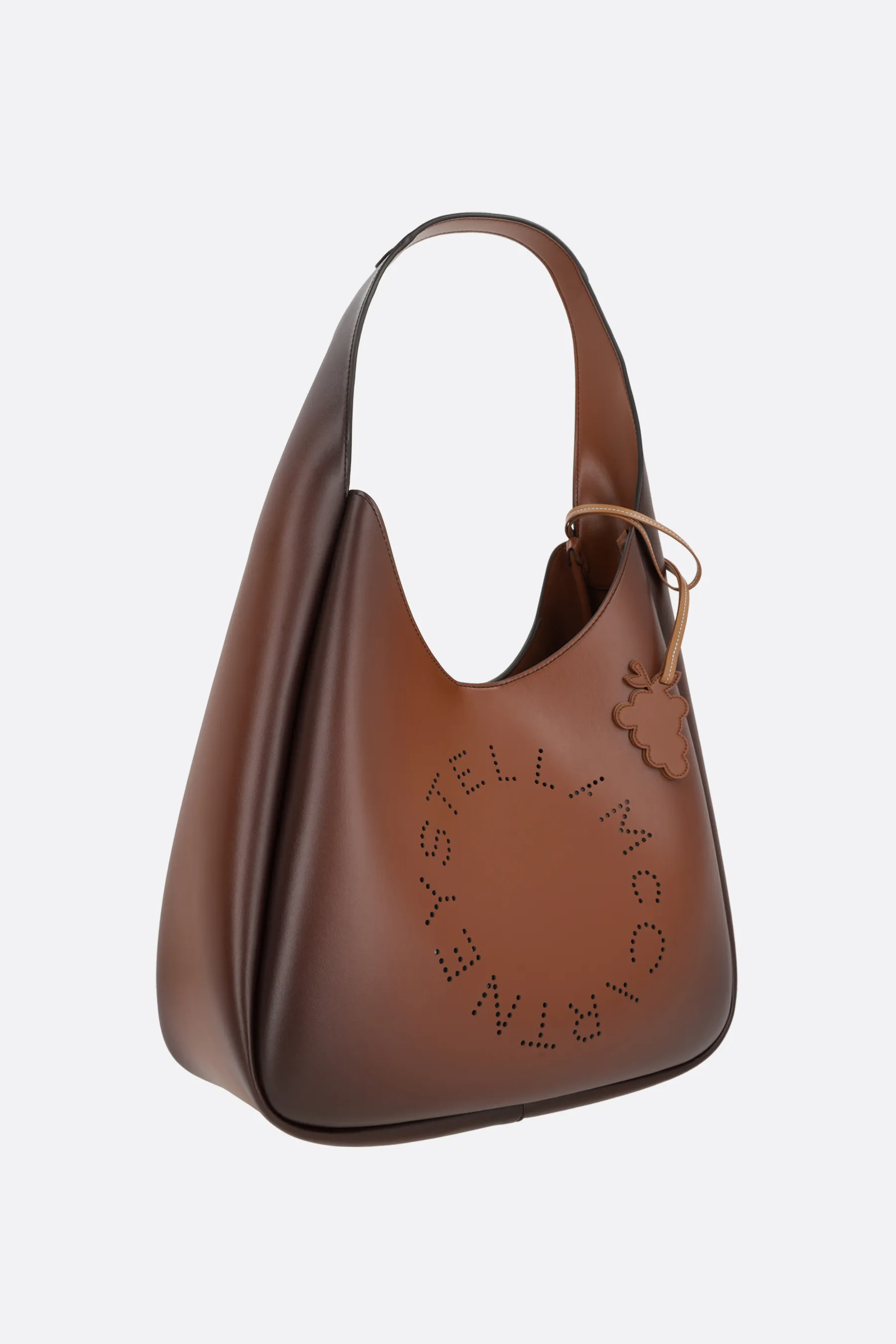  STELLA McCARTNEY borsa hobo Logo small in Aged Alter Mat 