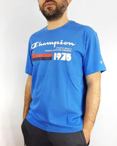 T-shirt  Uomo Champion 215710 BS016 Royal