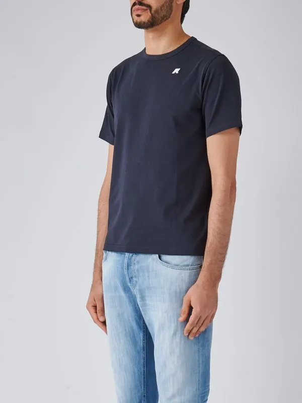 T-shirt uomo K-Way Adame in jersey stretch Navy