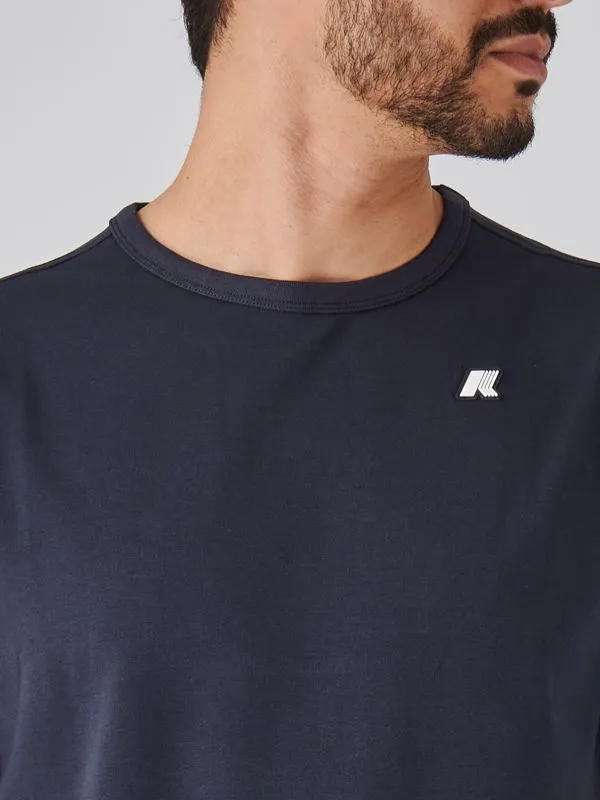 T-shirt uomo K-Way Adame in jersey stretch Navy