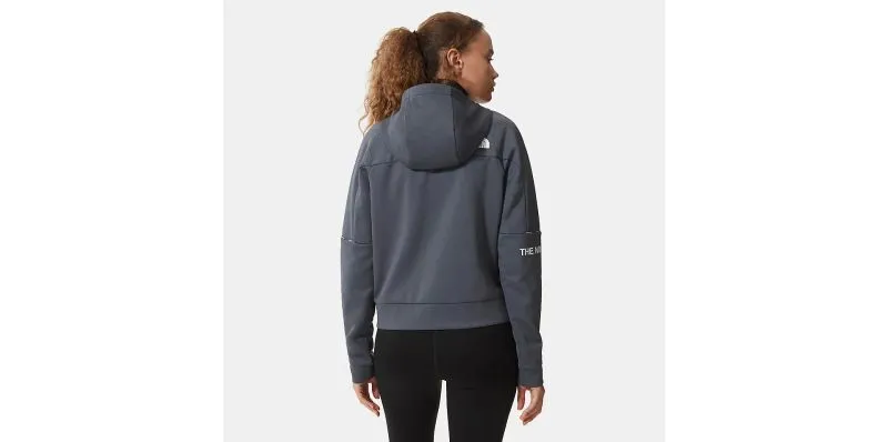 THE NORTH FACE MOUNTAIN ATHLETICS Vanadis Grey felpa tecnica con cappuccio e cerniera donna