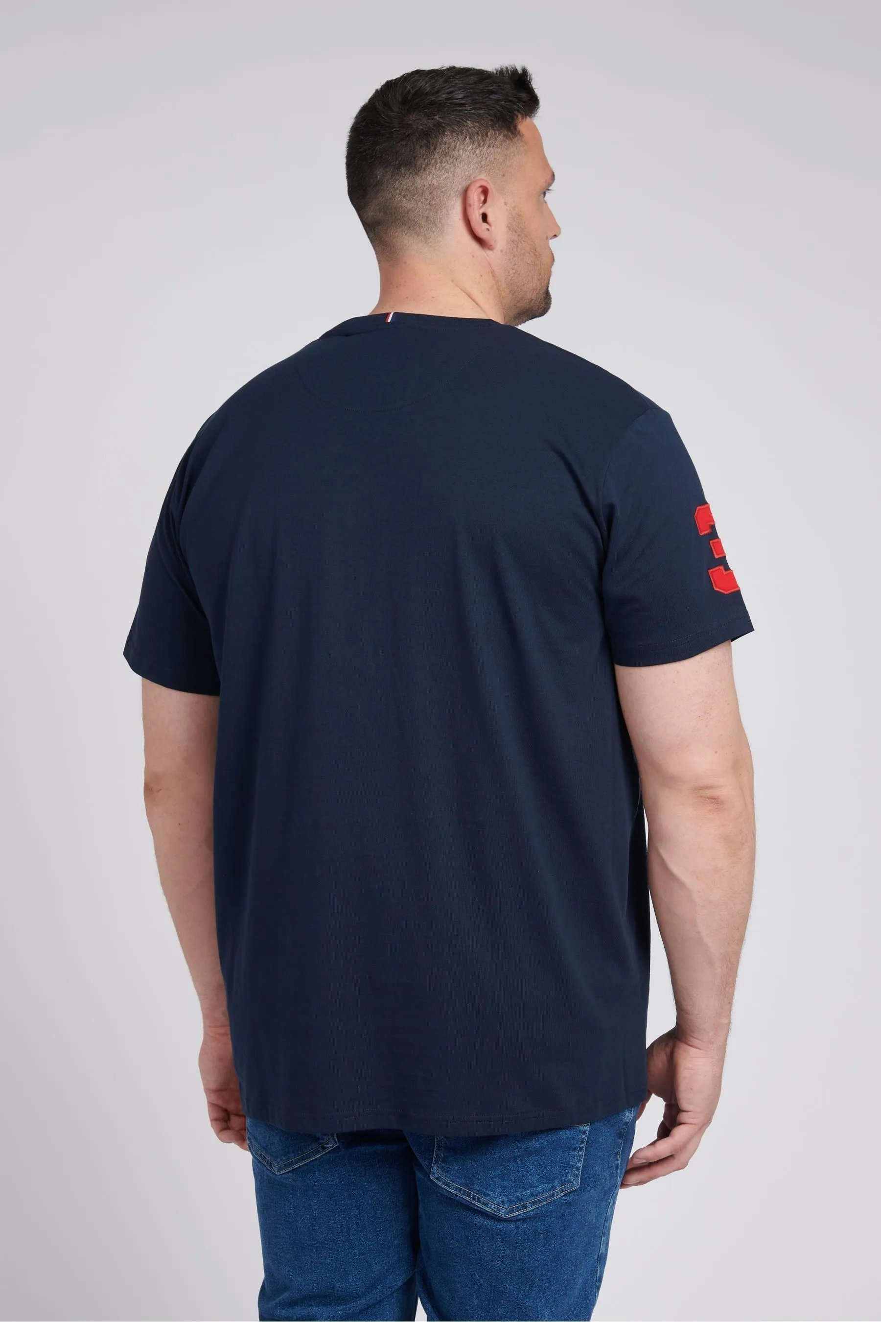 U.S. Polo Assn. Uomo - T-shirt con scritta 