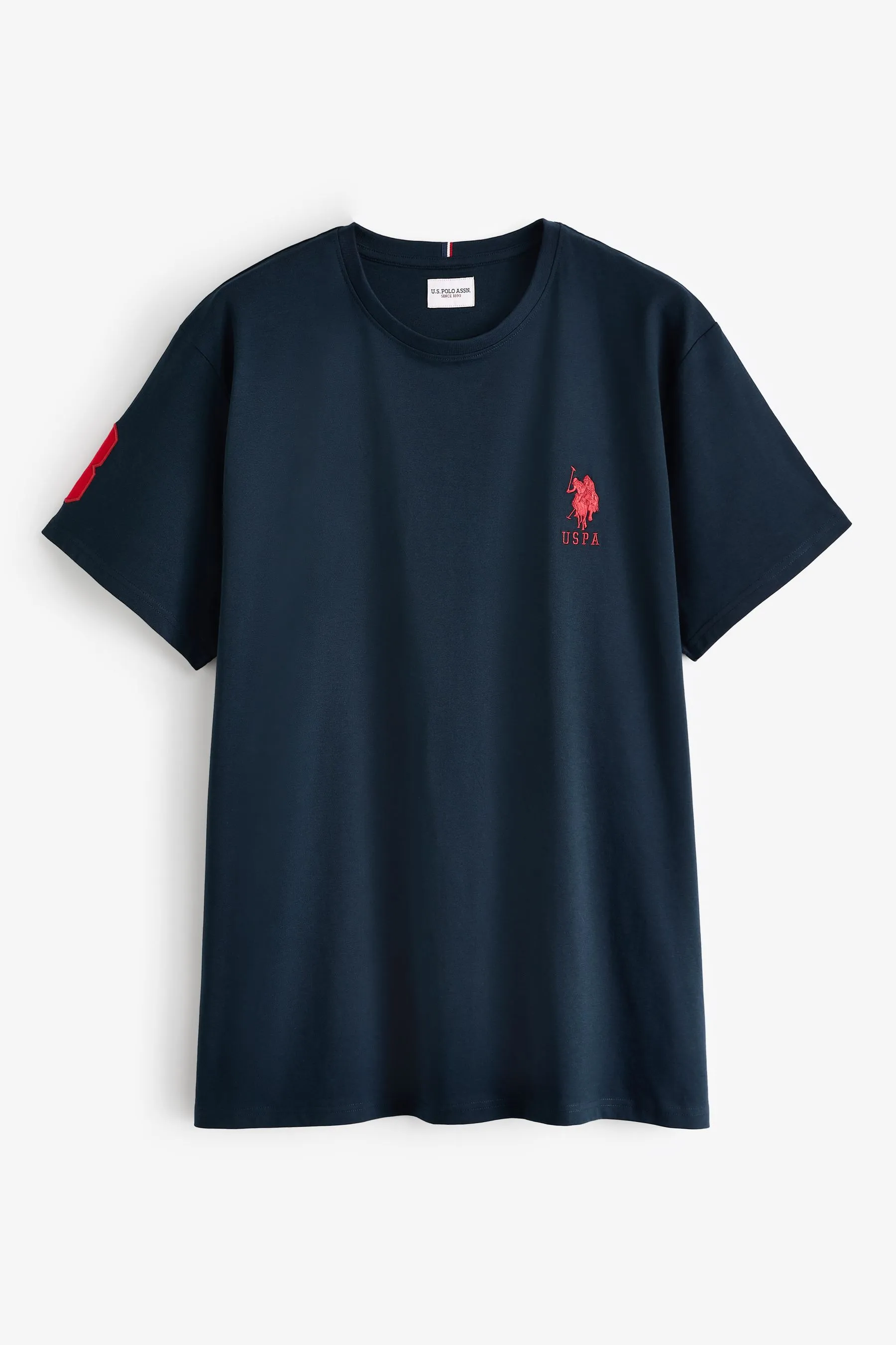 U.S. Polo Assn. Uomo - T-shirt con scritta 