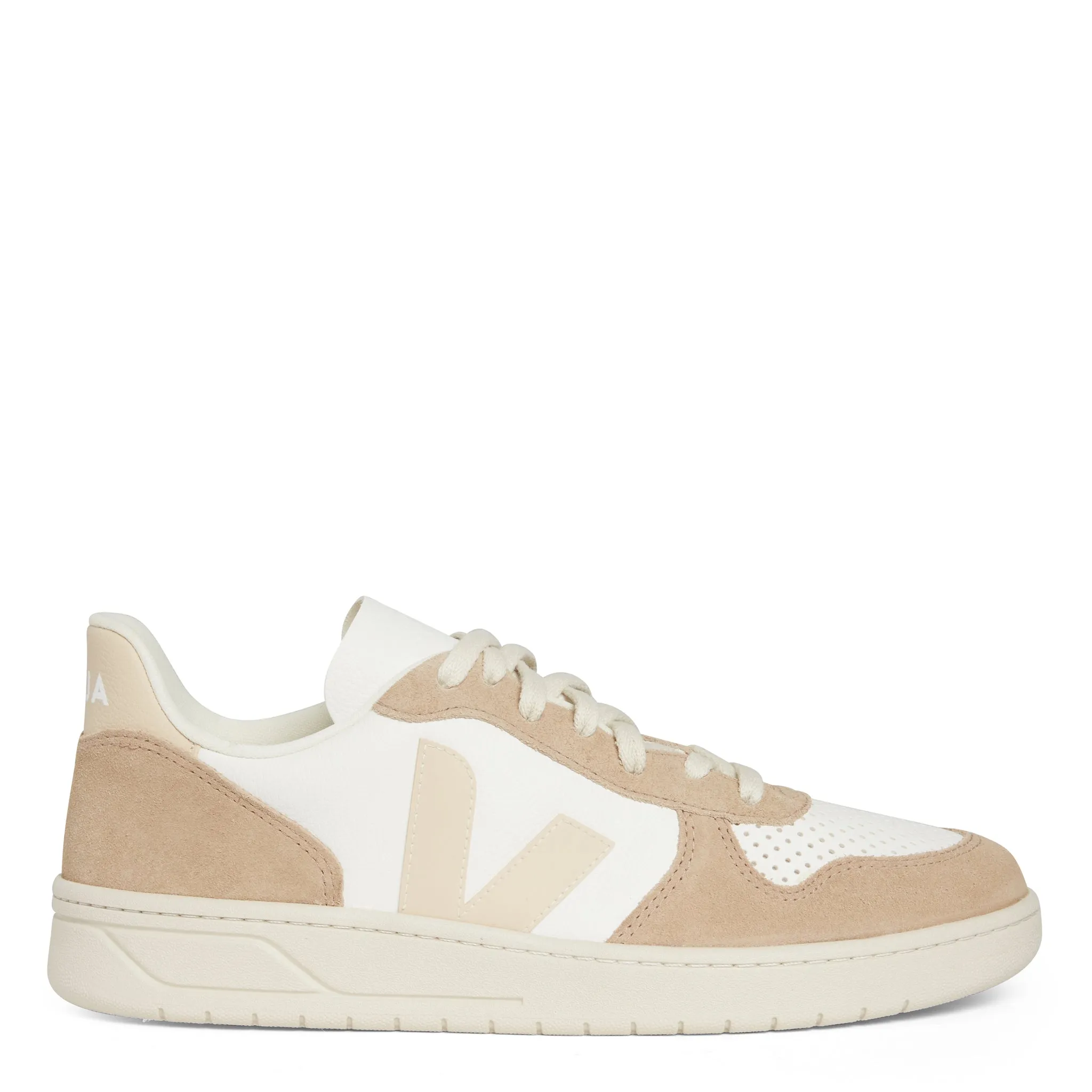 VEJA  Sneakers ''Chromefree'' in pelle bianca e beige