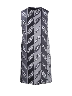 WOMAN EMILIO PUCCI GREY SILK DRESS