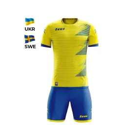 ZEUS - KIT MUNDIAL - MAGLIA E PANTALONCINO - COLORE GIALLO ROYAL